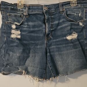 Distressed Denim Women's Shorts
